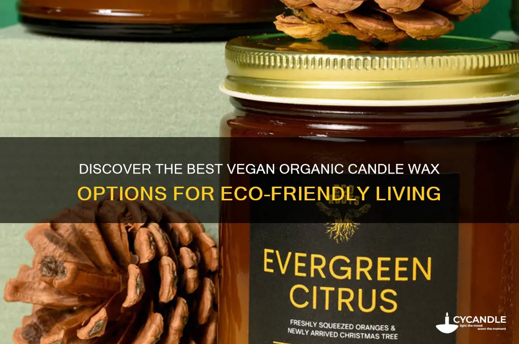 which candle wax is vegan organic