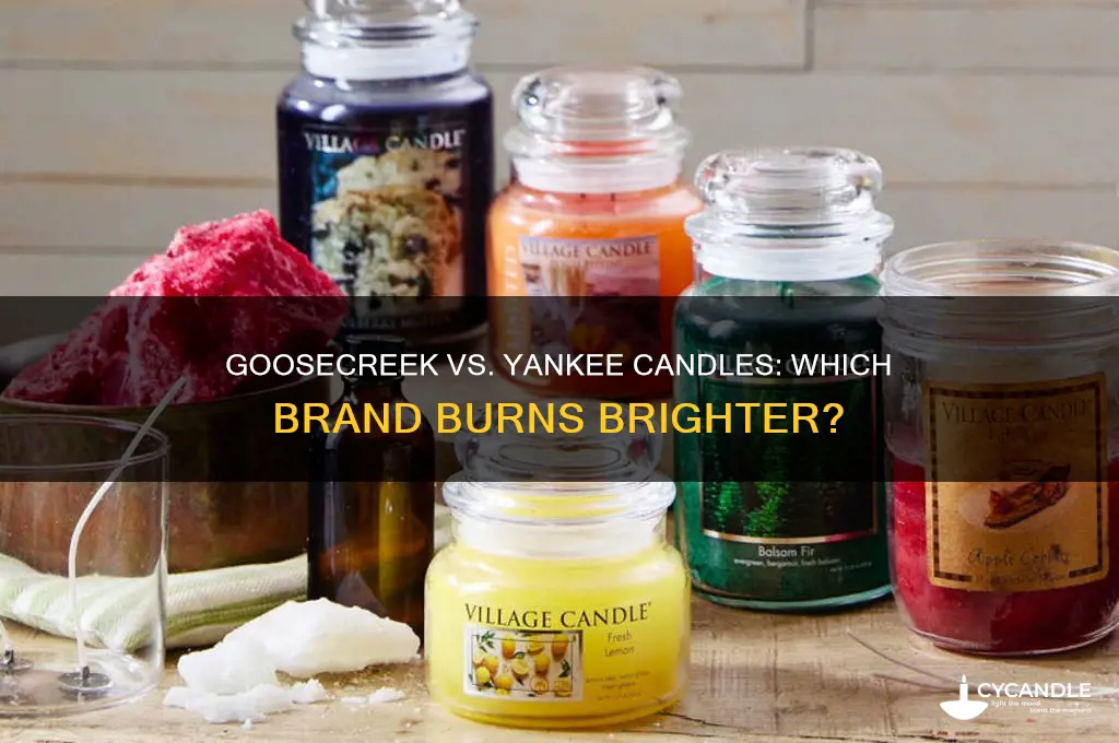 which candles are better goosecreek or yankee