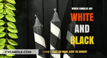 Black and White Candles: A Minimalist's Dream