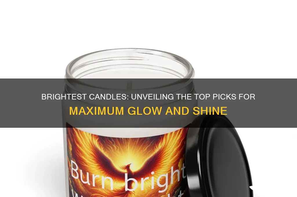 which candles burn the brightest
