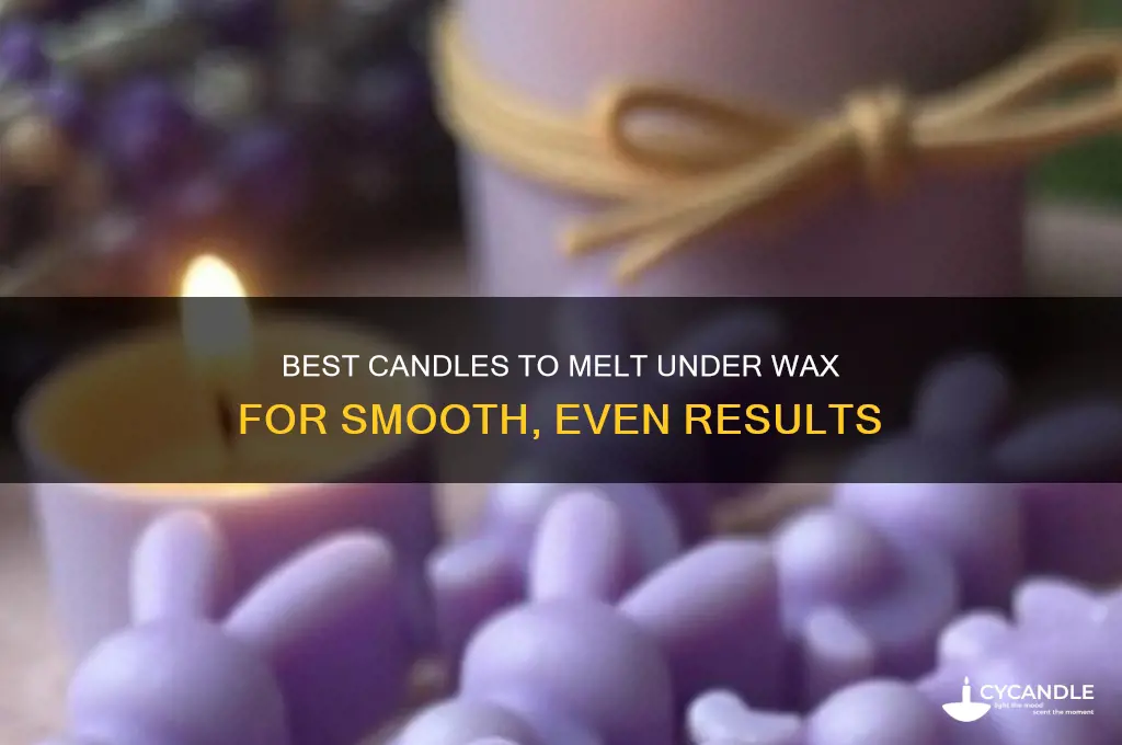 which candles go under wax to melt them