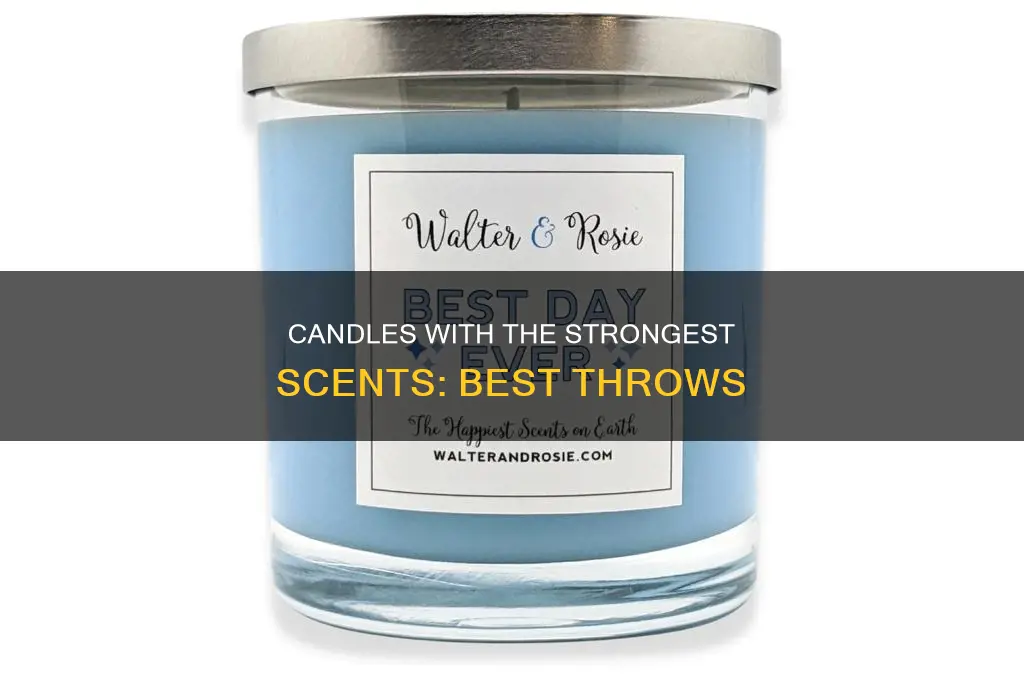 which candles have the best throw