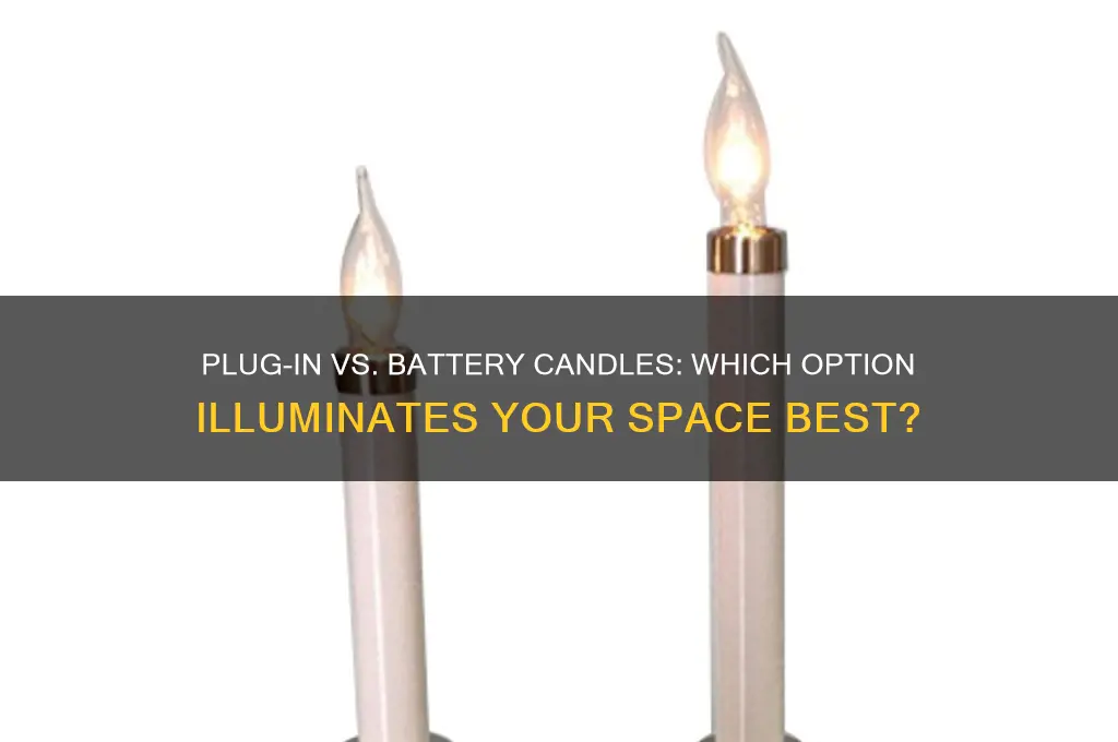 which candles work best the plug in or battery candles