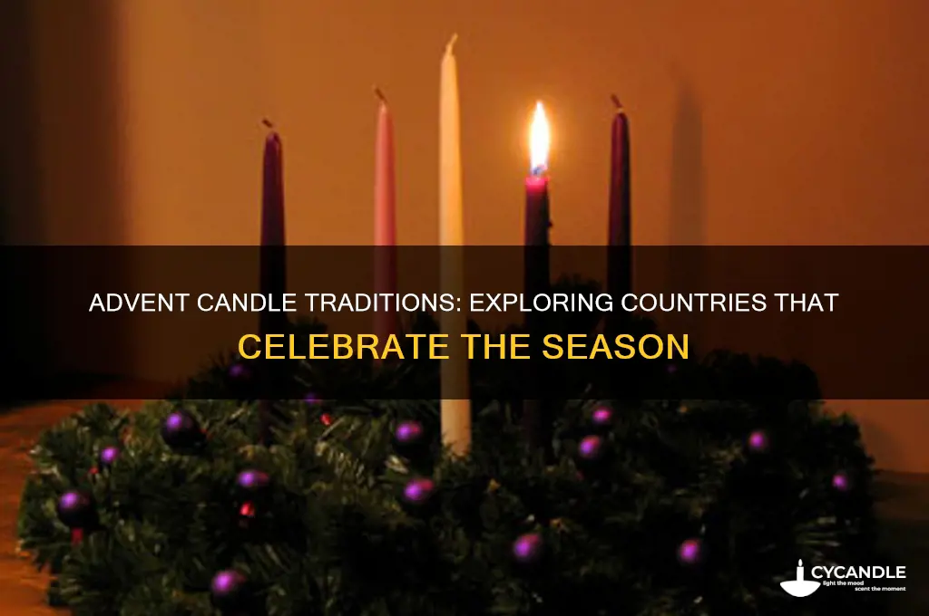 which country celebrates the advent candle