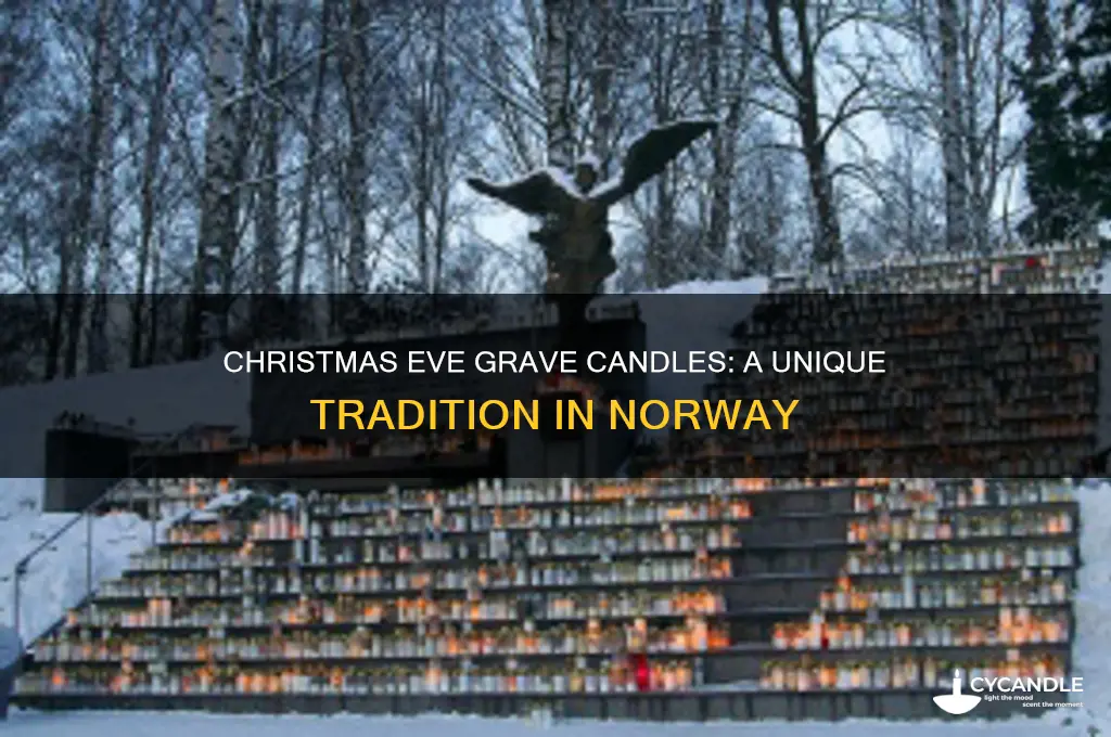 which country lights candles on graves on christmas eve