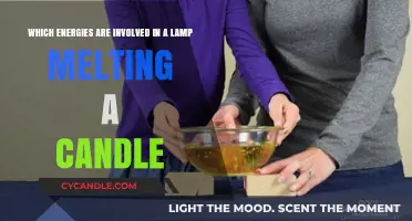 Lamp Melts Wax: Energy Conversion in Action