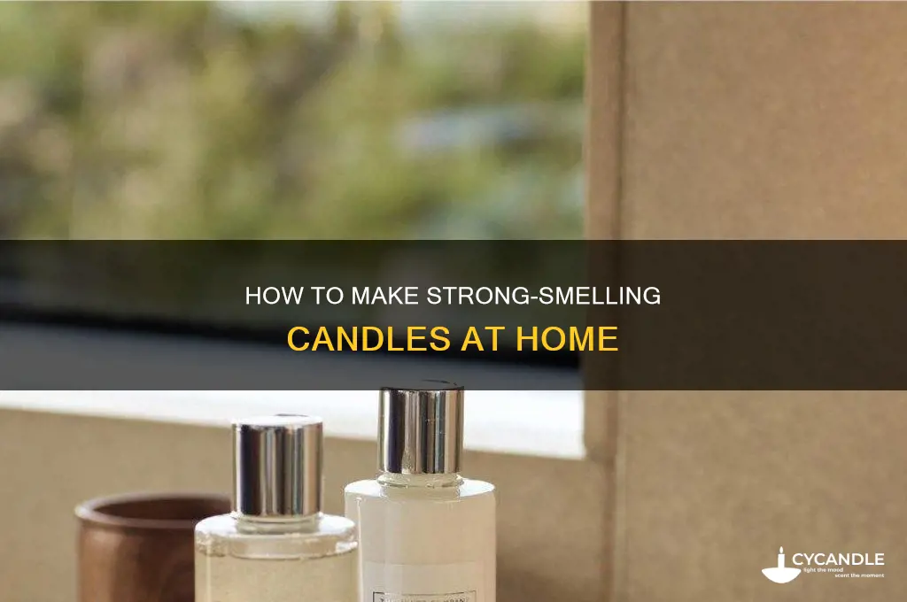 which fragnance is strong smelling for candles mine arent strong