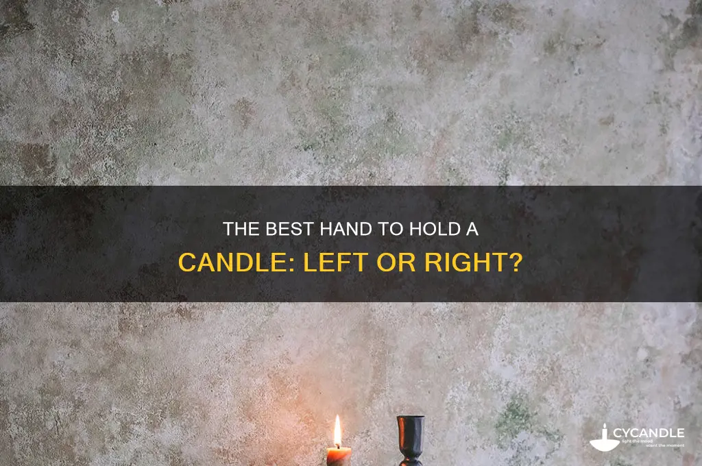 which hand candle holder