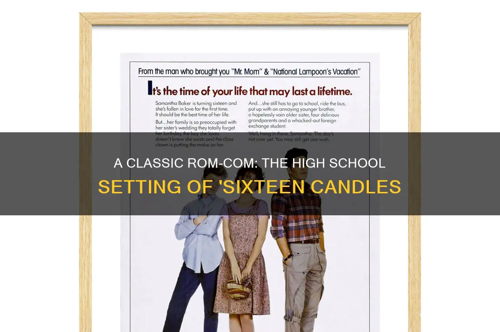 which high school did they film sixteen candles