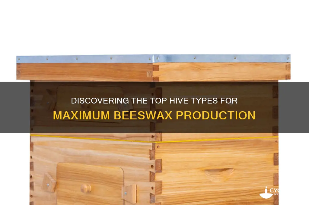 which hive make most beeswax