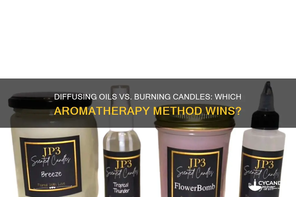 which is better diffusing oils or burning candles