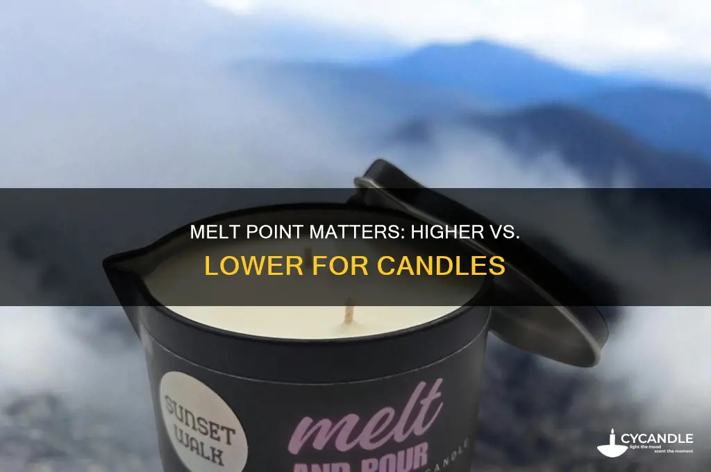 which is better higher lower melt point candles