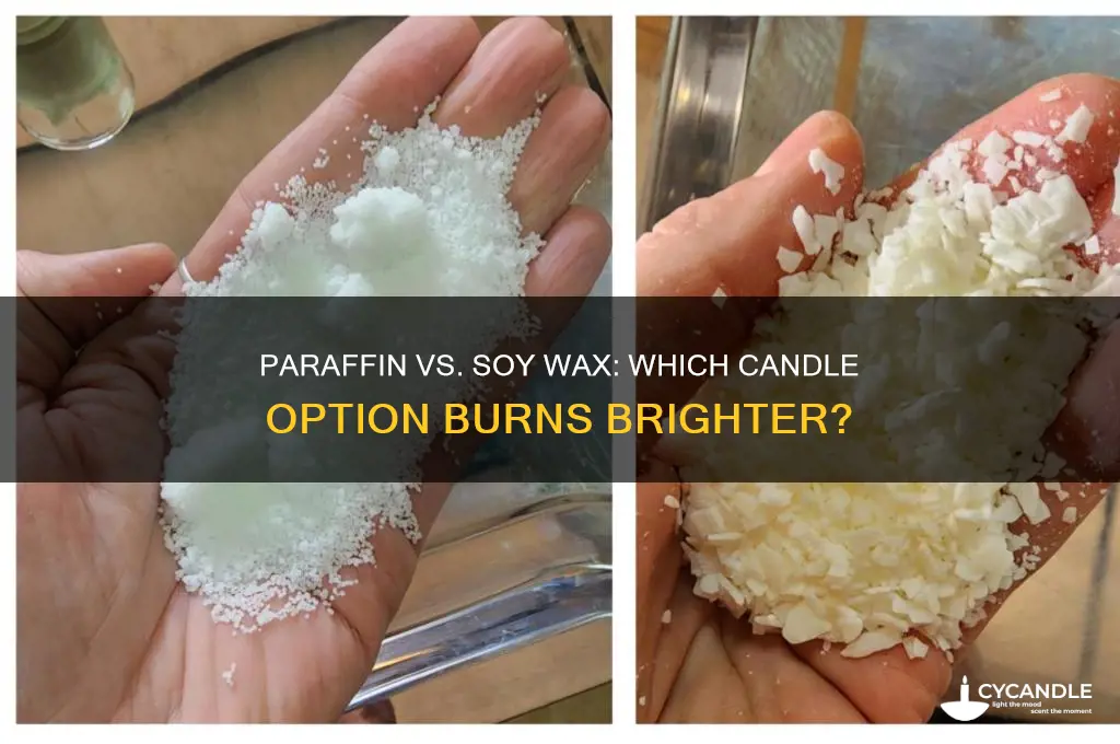 which is better paraffin or soy