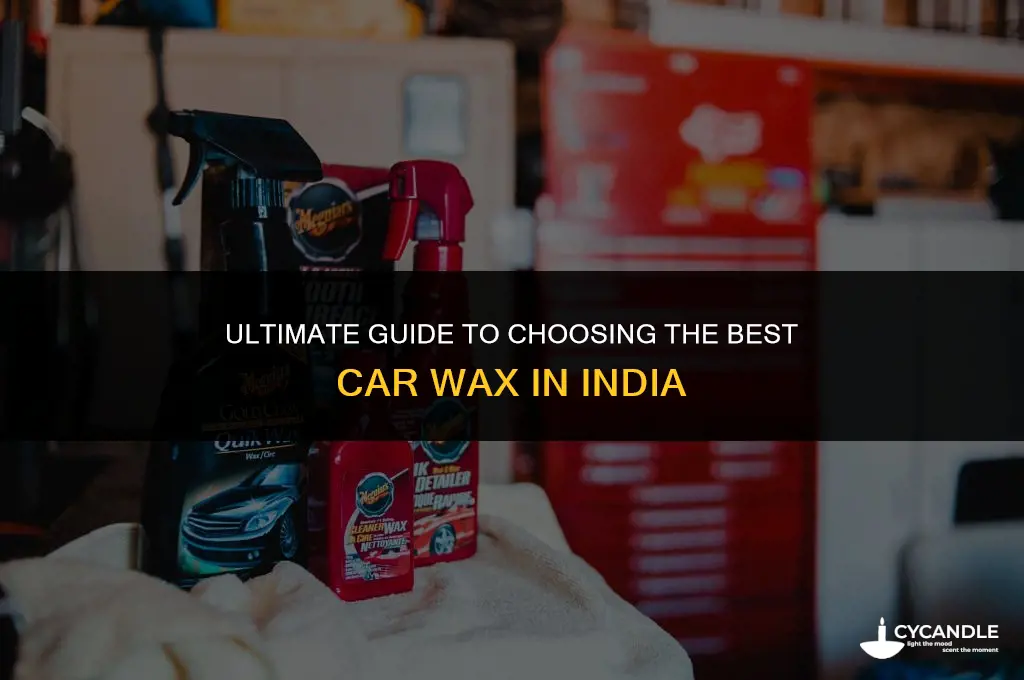 which is the best car wax in india