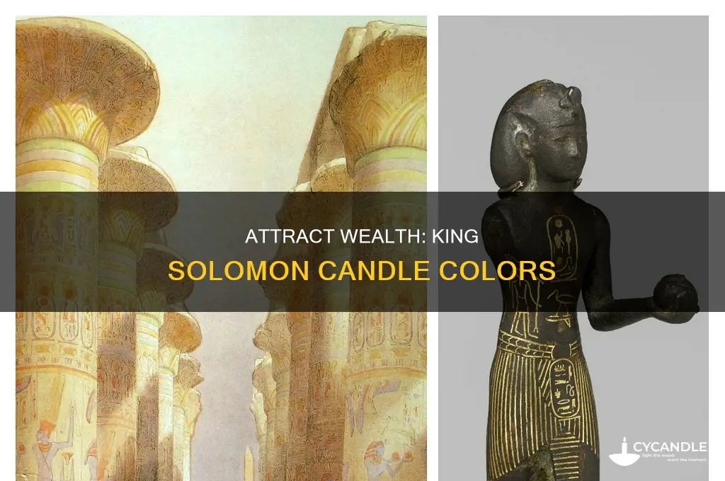 which king solomon candle for bringing money to the home