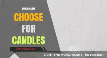 Choosing the Right Label for Your Candles
