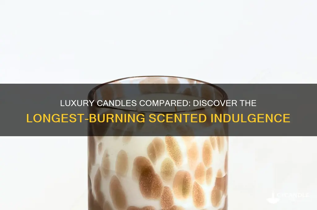 which luxury candle has the longest burn time