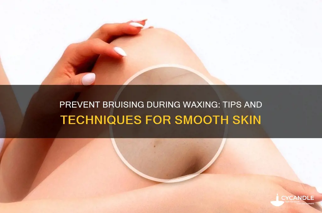 which of the following can help prevent bruising during waxing