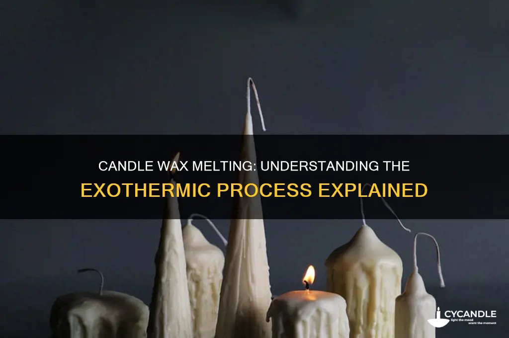 which of the following processes is exothermic candle wax melting