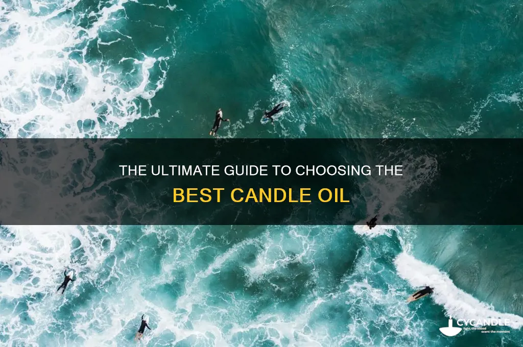 which oil is best for candles