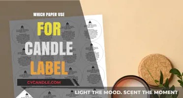 Best Paper Types for Durable and Elegant Candle Labels
