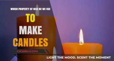 How Wax's Combustibility and Moldability Make Candles Possible