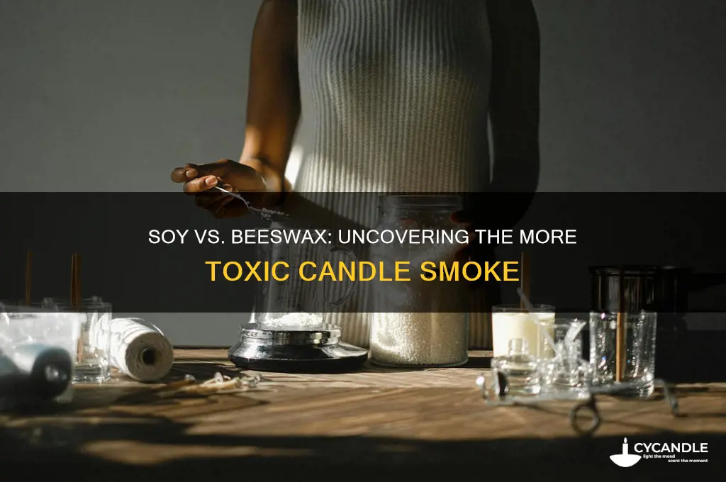 which smoke is more toxic soy or beeswax