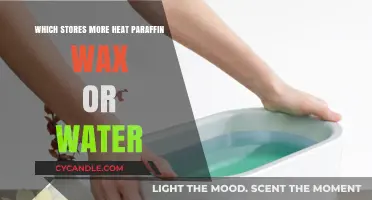 Heat Storage Comparison: Paraffin Wax vs. Water - Which Holds More?