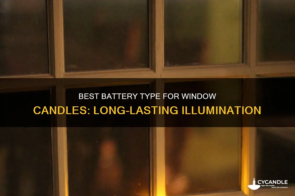 which type of battery is best for window candles