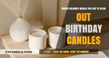 Optimal Air Volumes for Safely Blowing Out Birthday Candles