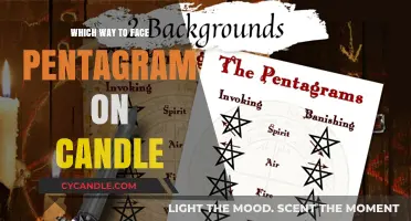 Pentagram Candles: How to Face the Right Direction
