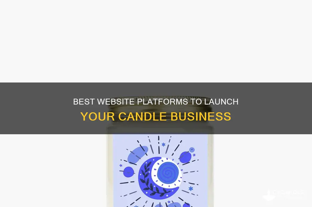 which webite platform for candle business
