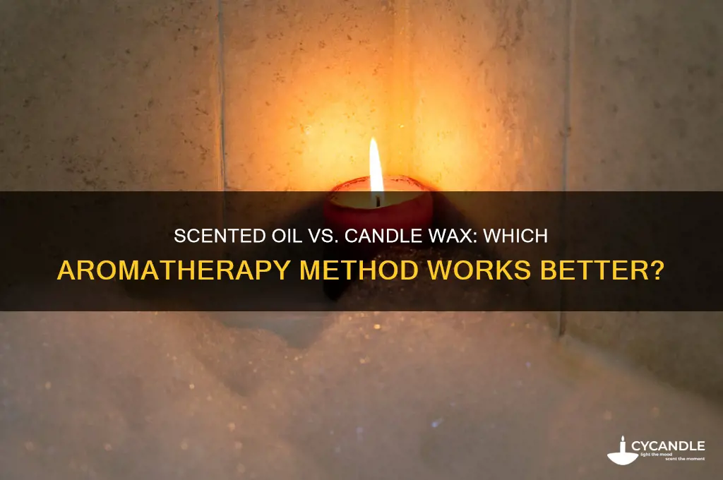 which works better scented oil or candle wax