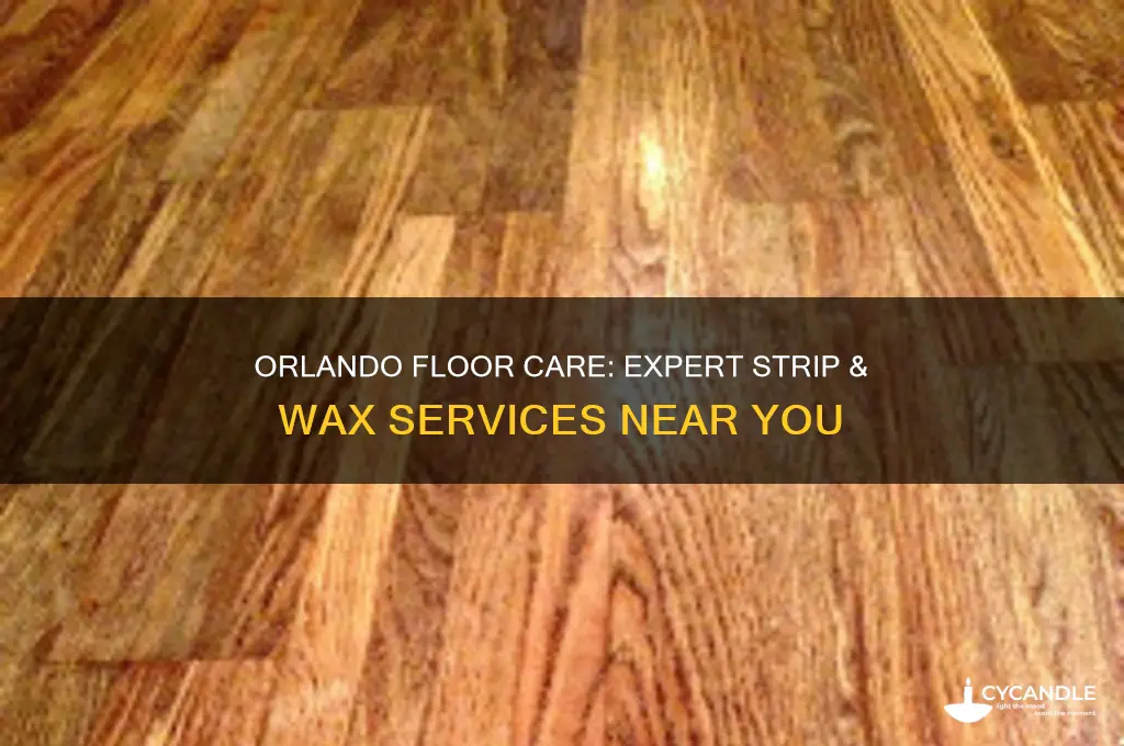 who can strip n wax my floor in orlando
