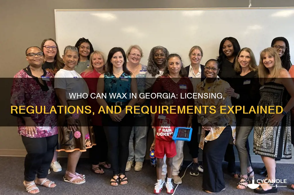 who can wax in georgia