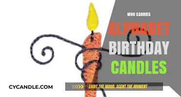 Where to Find Alphabet Birthday Candles