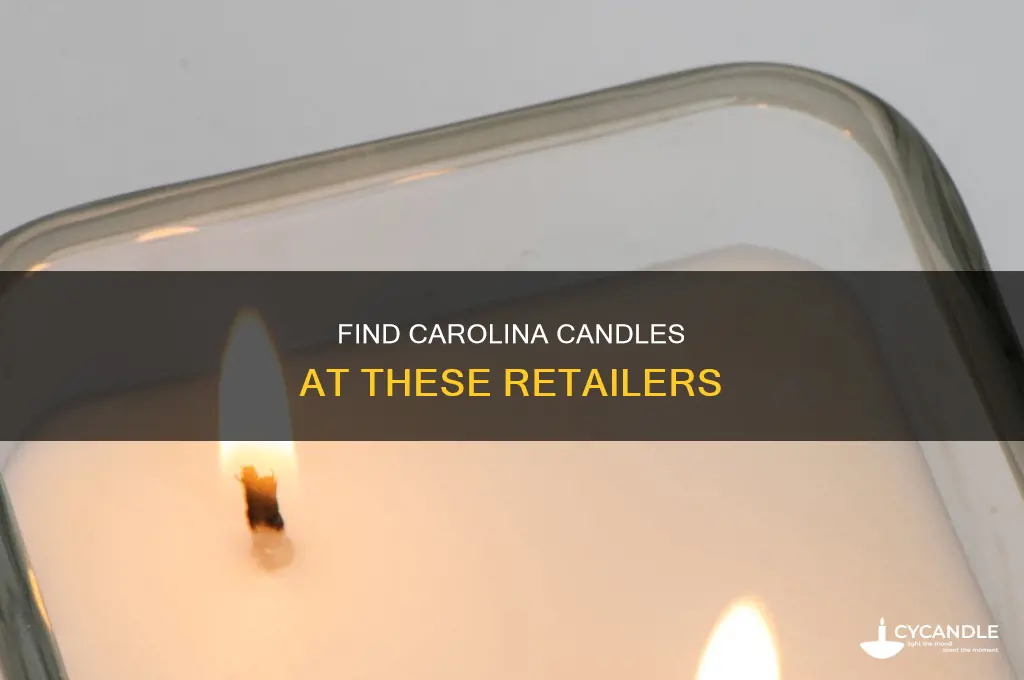 who carries carolina candles