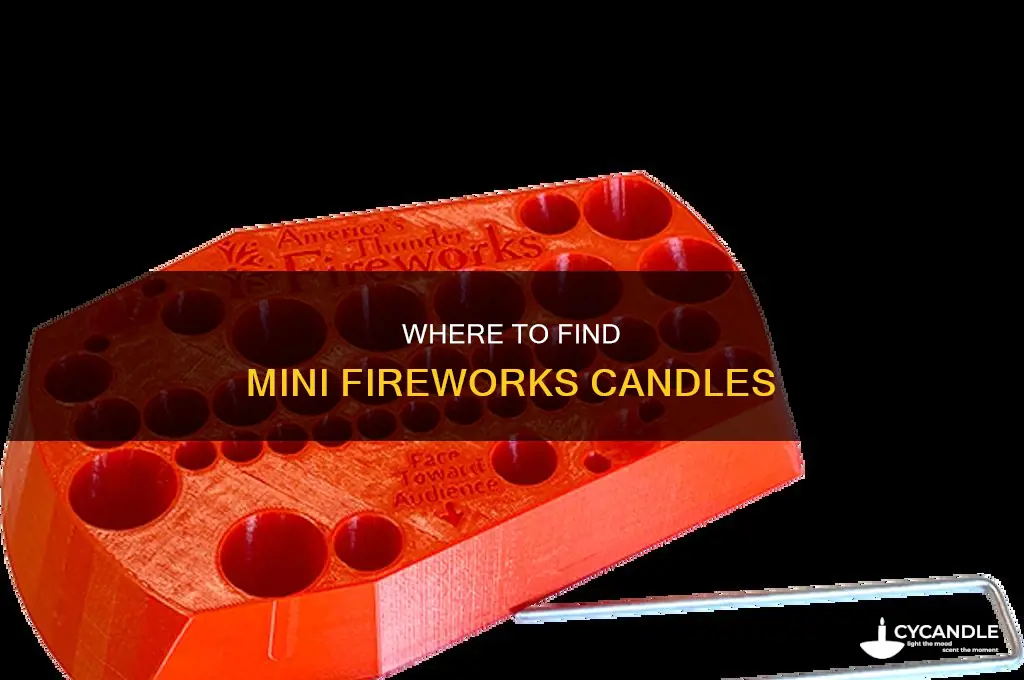 who carries the mini firework candles