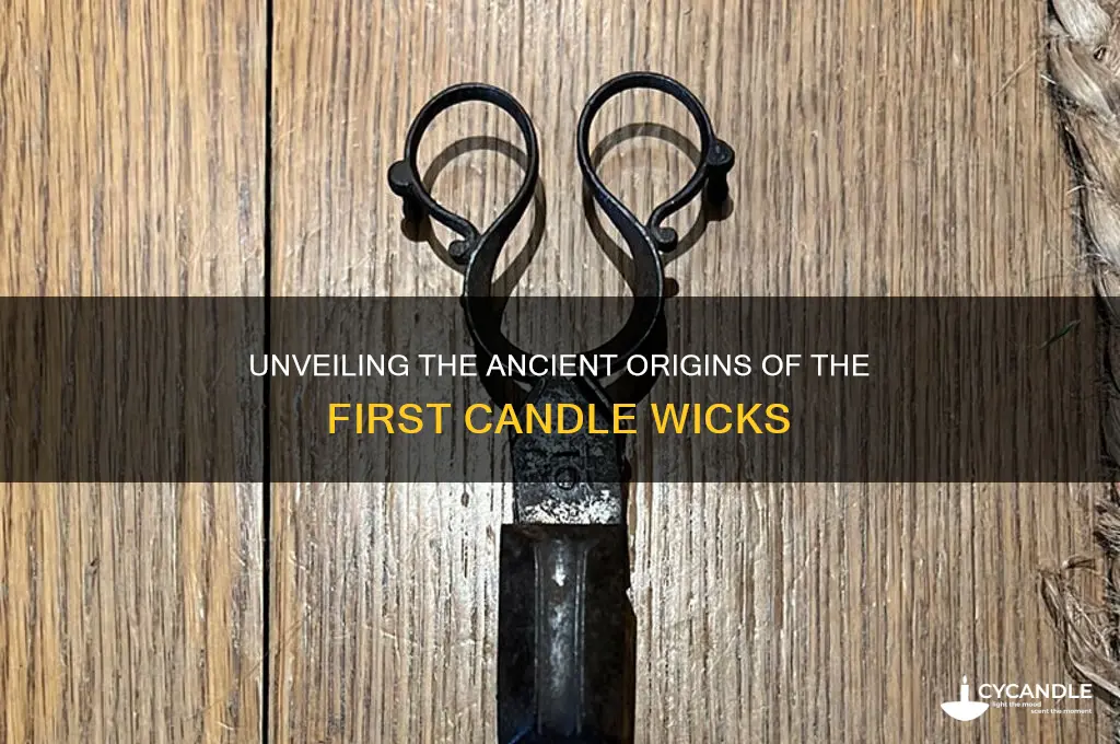who created the first candle wicks