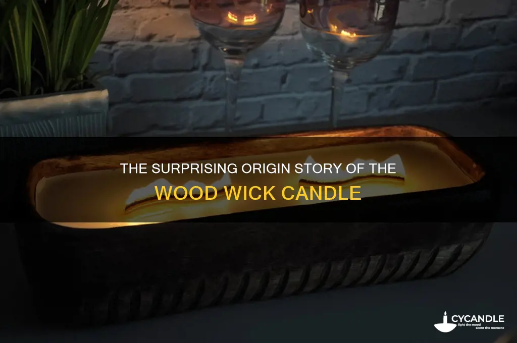 who created the wood wick candle