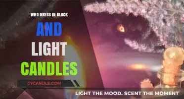 Mysterious Rituals: Who Dresses in Black and Lights Candles?