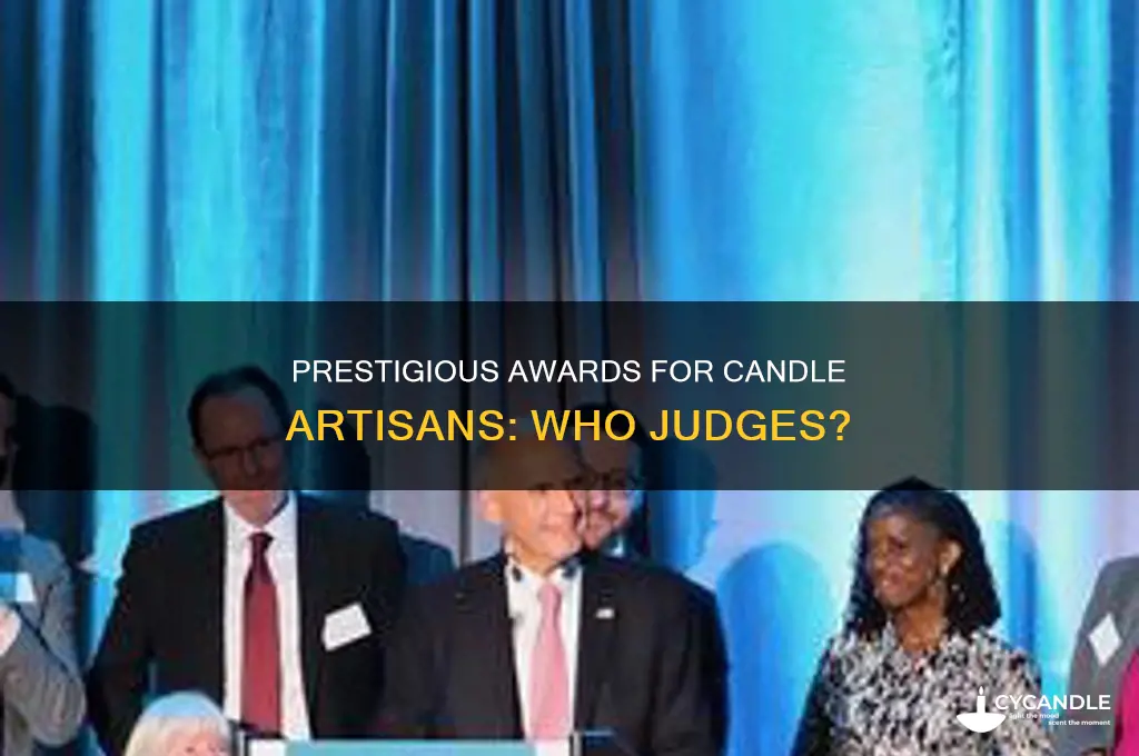 who gives awards to candle products