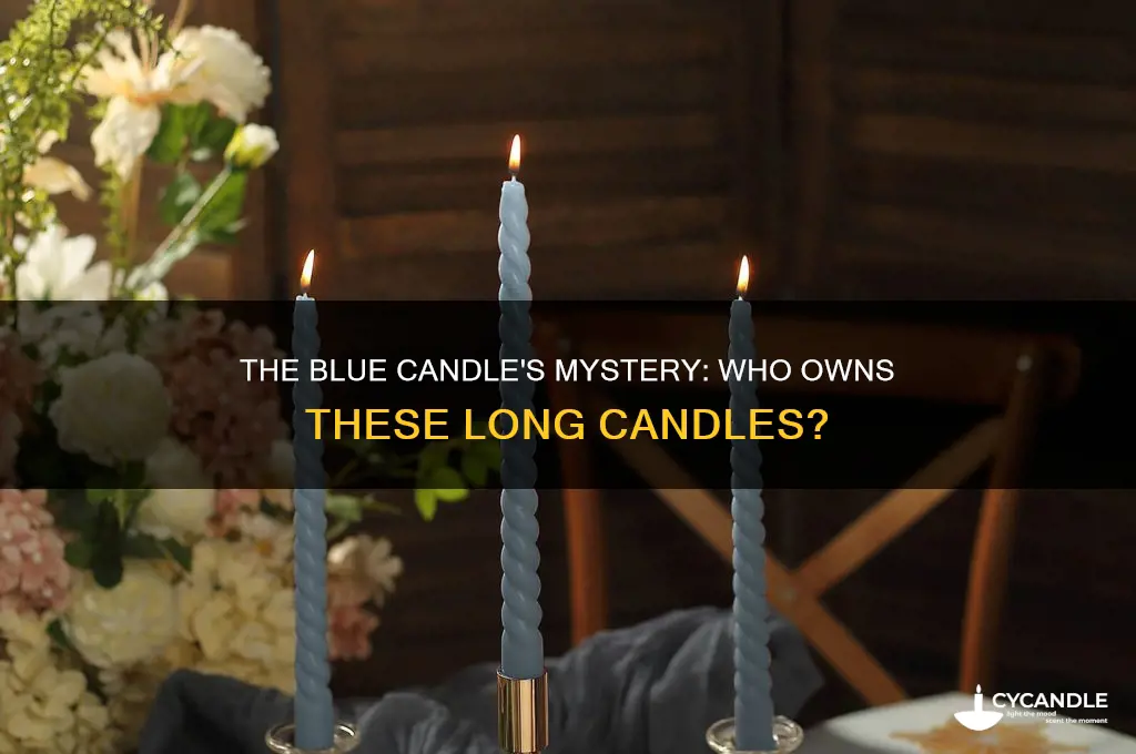 who has long blue candles