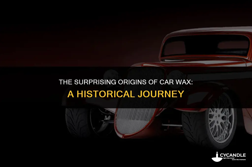 who invented car wax