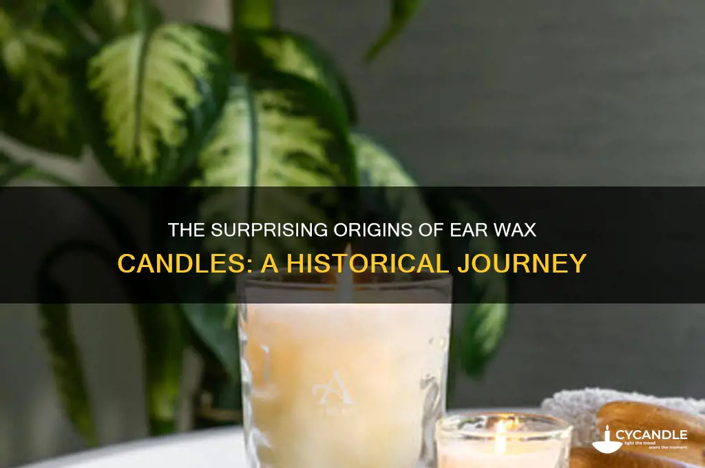 who invented ear wax candles