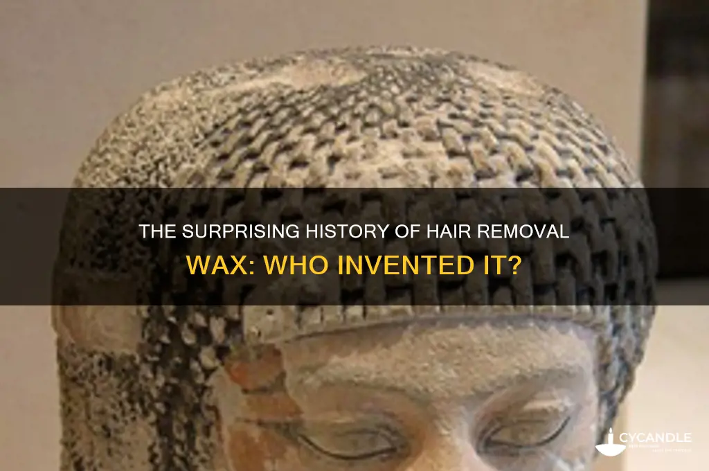 who invented hair removal wax