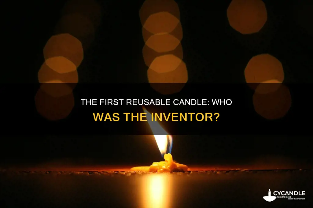 who invented the reusable candle