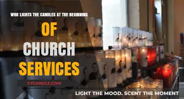 Who Lights the Candles at the Start of Church Services?