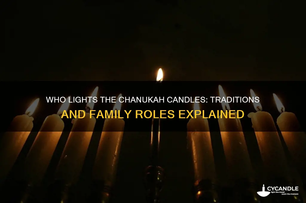 who lights the chanukah candles