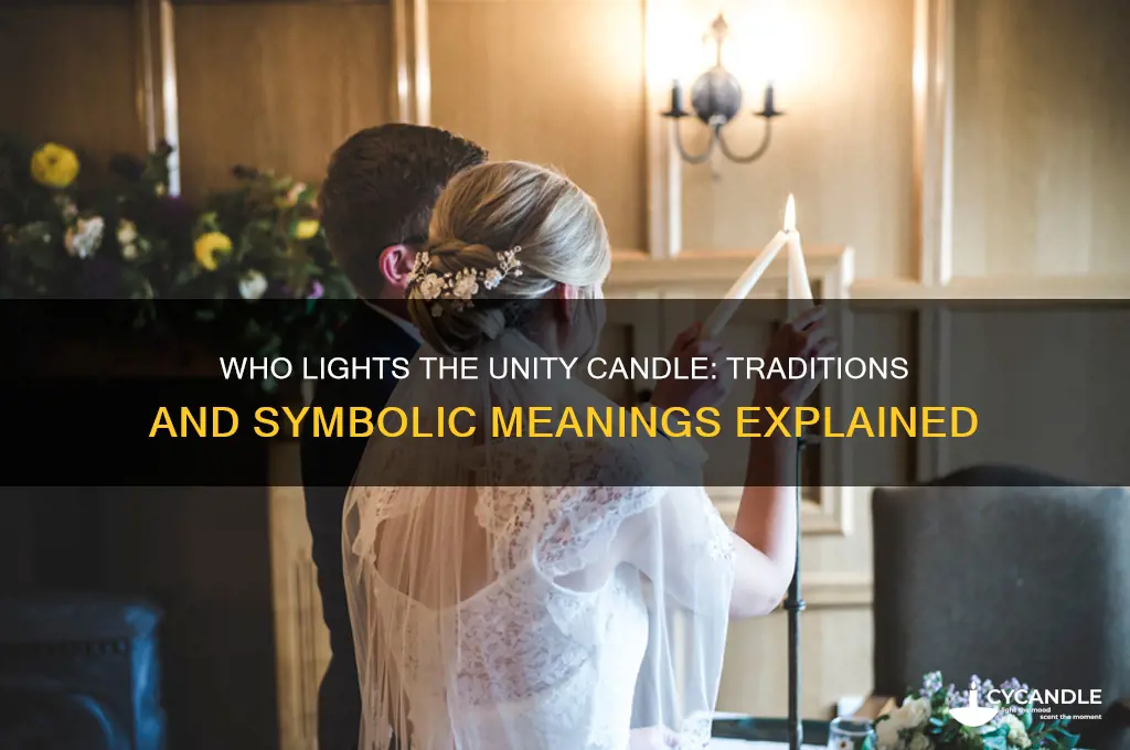 who lights the unity candle